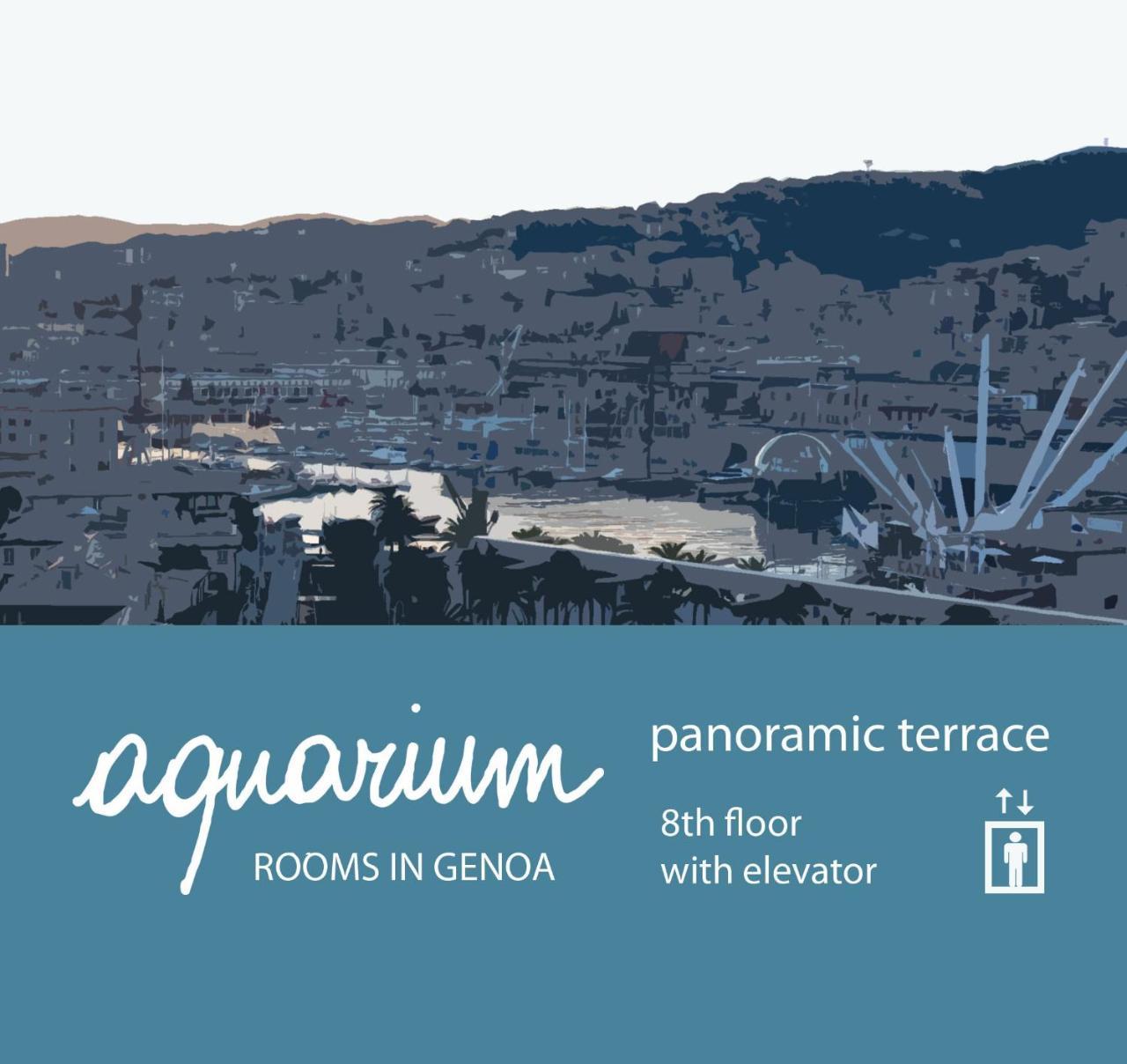 Aquarium Rooms Génova Exterior foto